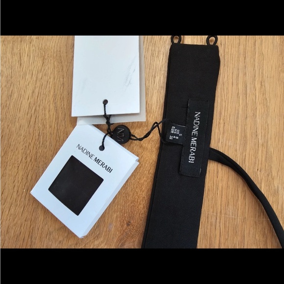 BRAND NEW Nadine Merabi Size Small - S - Kira Black Bra Top - perfect for NYE! - Picture 3 of 6